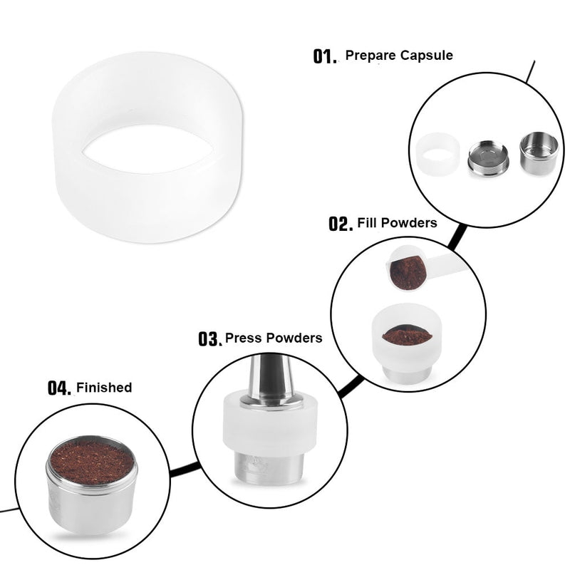 ICafilas Stainless Steel Refillable Reusable Coffee Capsule Cafeteira Filter for Caffitaly & Tchibo Cafissimo Classic Machine