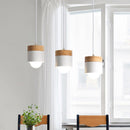 Nordic Minimalist E27 LED chandelier modern home decor wood indoor lighting bedroom living room study hanging lamp pendant light