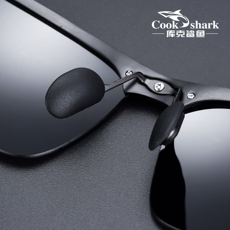 Cook Shark 2020 new aluminum magnesium sunglasses men&