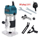 Recortadora eléctrica para carpintería de 800W, fresadora de madera, máquina cortadora de ranuras y grabado, máquina de tallado, enrutadores para carpintería