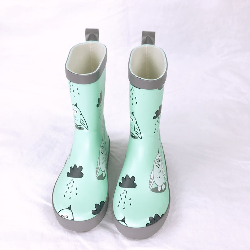 Regenschuhe Kinder Mädchen Niedlichen Cartoon gedruckt Kinder Gummistiefel Kalosze Dla Dzieci Wasserdichte Baby Wasserschuhe