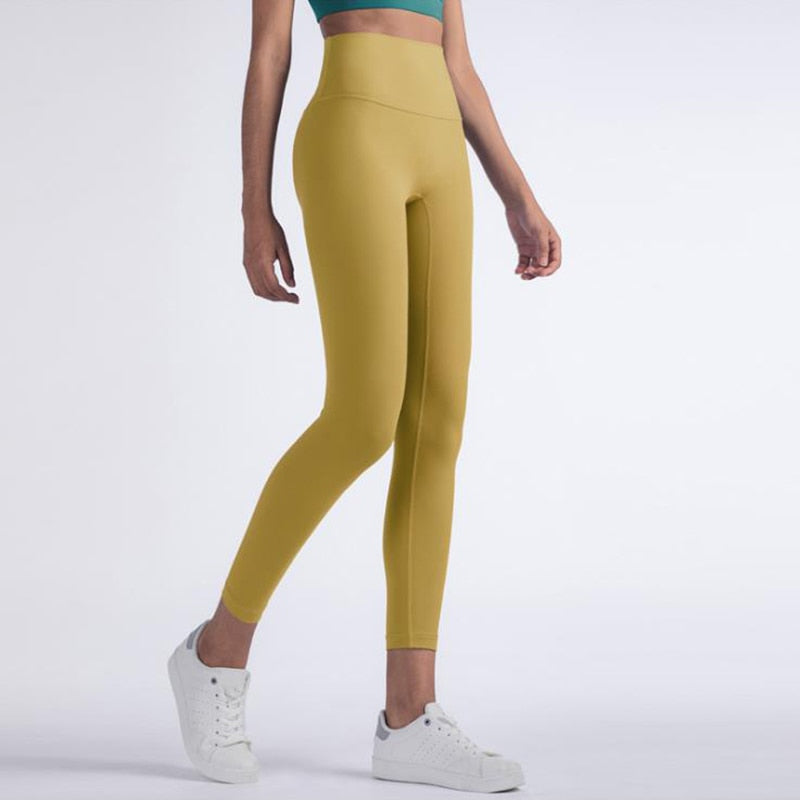 Vnazvnasi Hot Sale Fitness Female Full Length Leggings 11 Colors Running Pants Formfitting Girls Yoga Pants Sports Pants