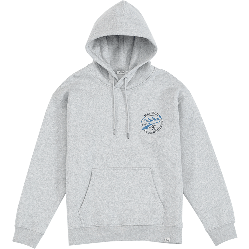 SIMWOOD Warm Fleece Heavyweight Pullover Hoodie Men Loose Logo Print Jogger Sweatshirts Plus Size 2022 Spring Winter New Hoodies