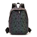 2022 New Luminous Backpack School Women Men Set Rucksack Female Lattice Backbag Holographic Shoulder Bags Purse mochila sac