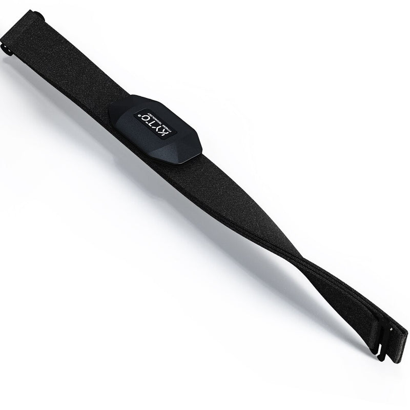 KYTO Monitor de ritmo cardíaco correa de pecho Bluetooth 4,0 ANT Fitness Sensor Compatible cinturón Wahoo Polar Garmin conectado al aire libre banda