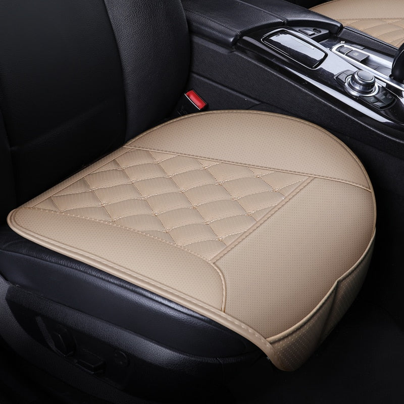 Waterproof Leather Car Seat Cover Protector Mat Universal Front Backret Breathable Car Van Auto Seat Cushion Protector Pad