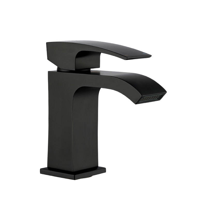 Gappo Black Faucet mezclador baño torneiras Cascada Lavabo Grifos baño agua fría caliente mezcladores de latón grifo monomando