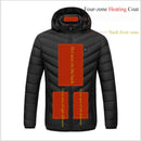 4 Areas Winter Outdoor Charging Heating Jackets Temperaturing Heated Jackets USB Men&#39;s Women&#39;s Warm Sports Thermal Heatable Vest