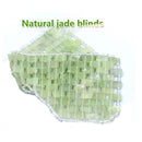 Máscara de ojos de jade natural, máscara de ojos de jade refrescante para dormir, masajeador, terapia de piedra de jade, cubierta de sombra antienvejecimiento, regalo de relajación