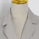 TWOTWINSTYLE Backless Minimalist Blazer For Women Notched Long Sleeve Casual Solid Long Blazers Female Fashion New Clothing 2021