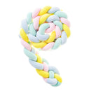 2M/3M Baby Bed Bumper Tour De Lit Bebe Newborn Crib Bumper 4 Braided Knot  Baby Crib Bedding Set Bumper Protector