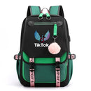 TikTok Backpack Luminous School Bags For Teenagers Boys Girls Laptop Backpack Large Capacity Travel Mochila Escolar