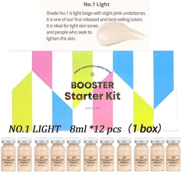 12 PCS Corea Marca bb cream glow jakarta treament murch blush blanqueamiento meso serum base Booster original Starter Kit