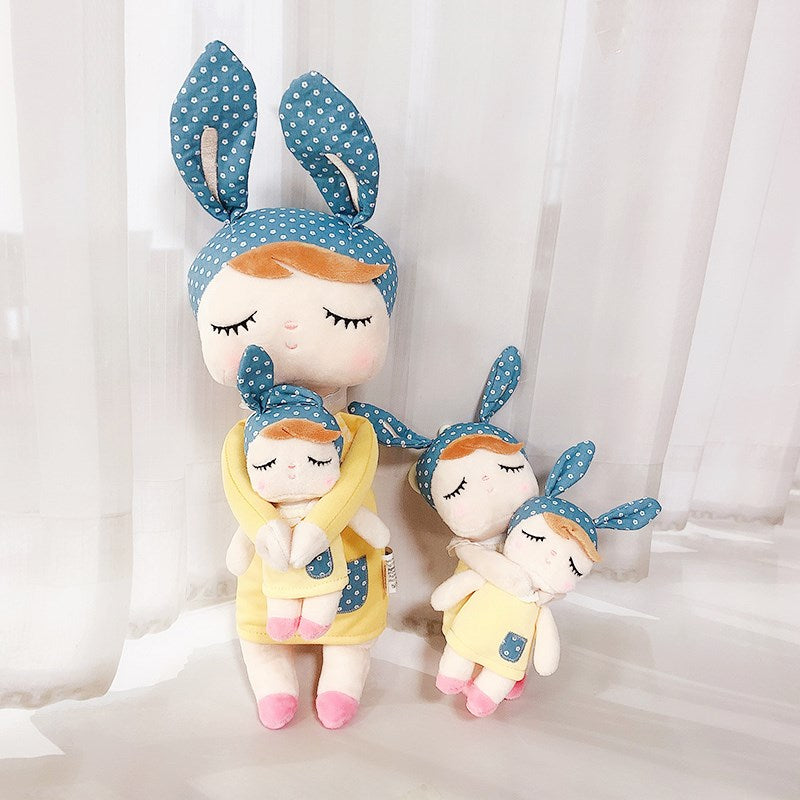 Metoo Plush Doll Kit 4pcs Stuffed Toys 1pcs 34CM 1pcs 18CM 2pcs 15CM Cute Angela