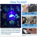 Magic Luminous Drawing Board Children Toy Tablet Draw In Dark Magic Light-Fun Fluorescent Pen Children Educational Toy For kids