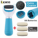 Amoladora eléctrica para pies, lima de talón, exfoliante, máquina de pedicura, pies, piel muerta dura, elimina la herramienta profesional de cuidado de archivos