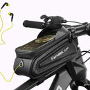 Bolsa de bicicleta marco frontal tubo superior bolsa de ciclismo reflectante impermeable 7,0 pulgadas funda de teléfono bolsa de pantalla táctil MTB paquete accesorios de bicicleta