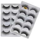 wholesale 10/20/30/40/50/60/100 boxes mink eyelashes 5 pairs natural long false eyelashes 3d lashes bulk super fluffy faux cils