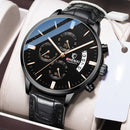 CHENXI Men Watches Chronograph Top Luxury Brand Sport Quartz Watch Men Waterproof Casual Leather Wristwatch Relogio Masculino