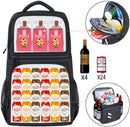DENUONISS, mochila de Picnic aislada, bolsas termo enfriadoras de cerveza, nevera para mujeres, niños, bolsa térmica, 2 compartimentos, senderismo al aire libre