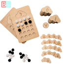 Montessori Tracing Board Wooden toy for girls boy Double Sided Uppercase &amp; Lowercase Letters number Educational game toy product