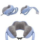 Soporte para el cuello del teléfono 2 en 1 Almohada de soporte para el cuello en forma de U con cuello de cisne Soporte para teléfono para tableta Almohada para siesta de espuma viscoelástica con flexible
