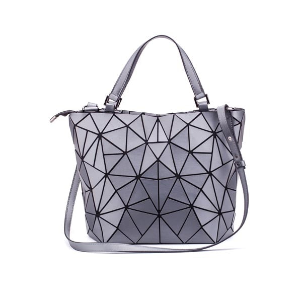 Luminous bag bao bag geometric bags for women 2020 Quilted Shoulder Bags Laser Plain Folding female Handbags bolsa feminina