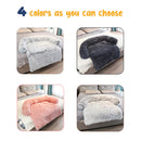 Dog Sofa Bed Cover Calming Plush Mat Removable Pet Blanket Mattress Cat Beds Warm Sleep Cushion Pillow Couch Furniture Protector