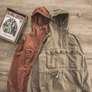 Batik Wash Multi Pocket Tooling Hoodie Coat Outdoor Trekking Hiking Combat Sport Climbing Camping Hunting Battle Military Jacket