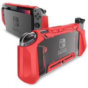 For Nintendo Switch Case MUMBA Series Blade TPU Grip Protective Cover Dockable Case Compatible with Console &amp; Joy-Con Controller