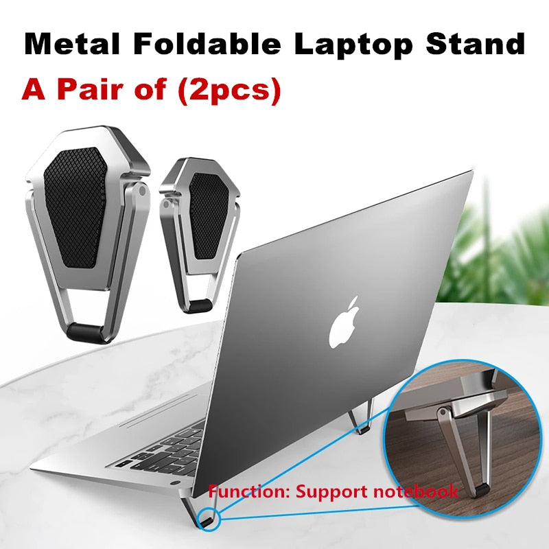 Soporte Vertical ajustable para portátil, soporte de aluminio para portátil, soporte de Base para MacBook Pro Air, accesorio para libros