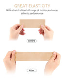 WorthWhile 6 Pcs Kinesiology Tape Athletic Recovery Elastic Tape Kneepad Muscle Pain Relief Knee Pads for Gym Fitness Bandage