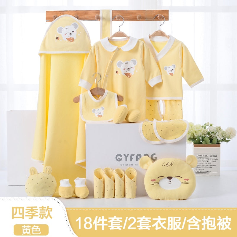 Newborn Clothes Outfits Baby Cotton Infant Clothing Suit Print NewBorn Boys Underwear Set