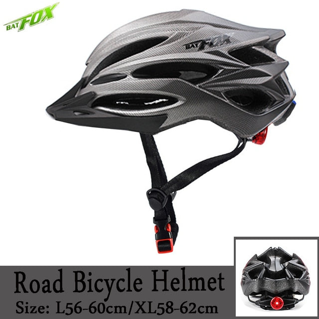 2022 New Batfox Bicycle Helmet for Adult Men Women MTB Bike Mountain Road Cycling Safety Outdoor Sports Safty Helmet