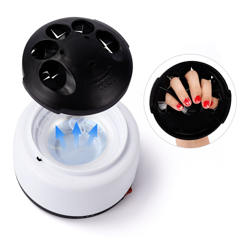 36W Electric Steam Machine Nail Polish Removal Professional Gel Polish Removal Nail Art UV Gel Removal Tools For Home Nail Salon