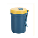 Fiambrera de Material ecológico de 1100ml, caja Bento sin BPA, contenedor de alimentos para microondas con cubiertos