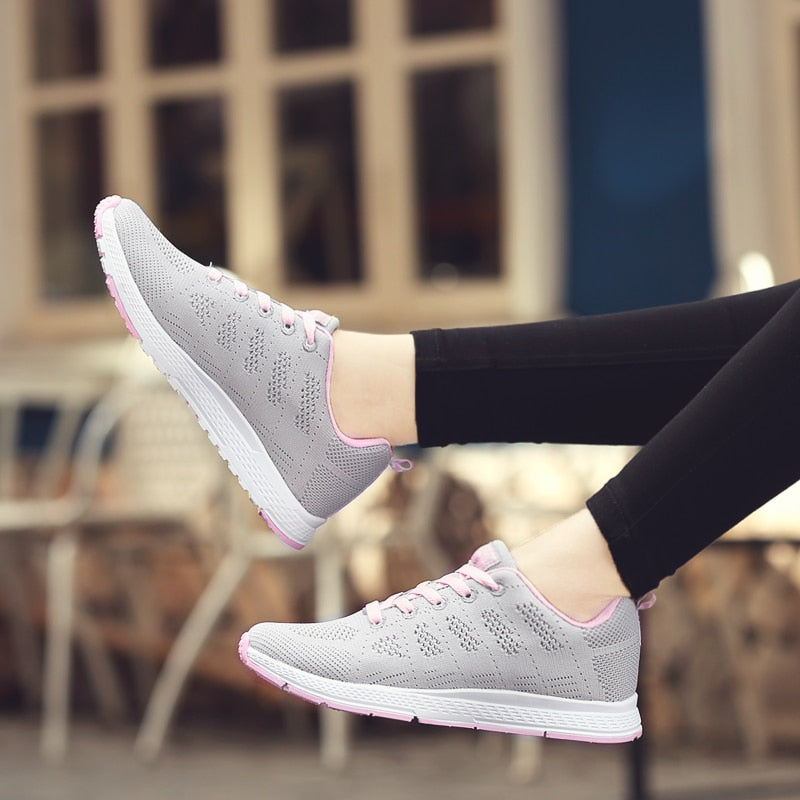 Mode Frauen Turnschuhe Weiche Frauen Vulkanisieren Turnschuhe Schuhe Mesh Sommer Turnschuhe Frauen Schuhe Turnschuhe Schuhe Frau Tenis Feminino