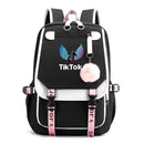 TikTok Backpack Luminous School Bags For Teenagers Boys Girls Laptop Backpack Large Capacity Travel Mochila Escolar