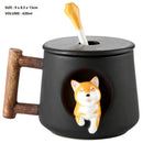 INS Shiba Inu Akita DOG 420ML CAFÉ TAZAS DE TÉ TAZA DISEÑO DE MODA DE ESTILO DE EUROPA DEL NORTE