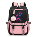 TikTok Backpack Luminous School Bags For Teenagers Boys Girls Laptop Backpack Large Capacity Travel Mochila Escolar