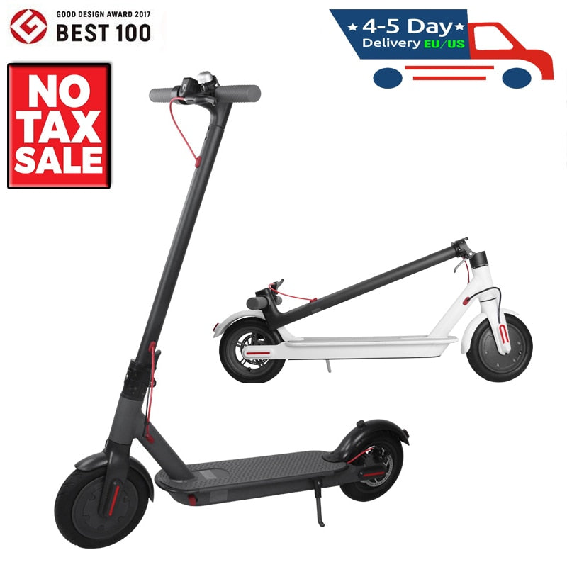 Gift For Kids ! Electric Scooter 25 KM/H 350W Power Tire Kick Scooter For Adults/Kids Delivery Within 7 Days Free Shipping
