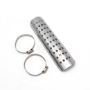 Black/Chrome /Brown Motorcycle Curved Exhaust Muffler Pipe Heat Shield Cover Guard Protector Universal for Honda Harley