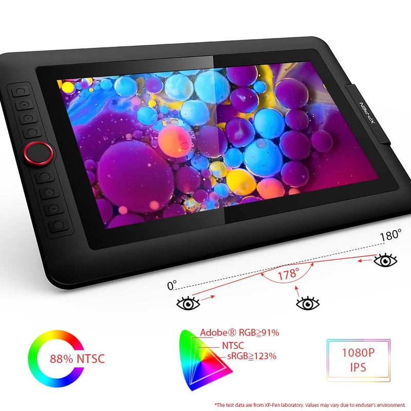 XPPen Artist13.3Pro Graphics Tablet Drawing Monitor 13.3" Pen Display Animation Art mit neigbarem batterielosem Stylus 8192 Level