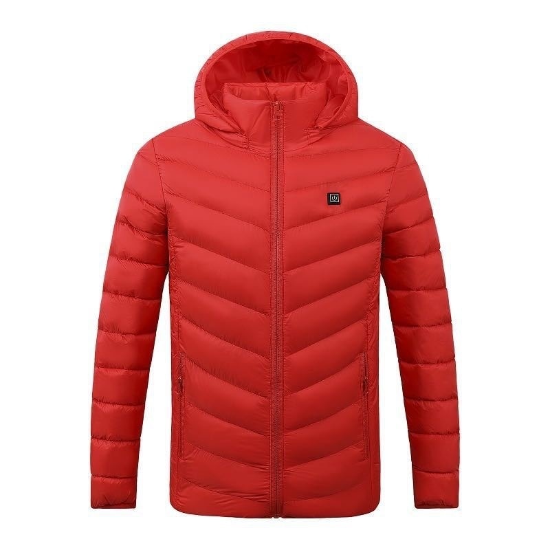 4 Areas Winter Outdoor Charging Heating Jackets Temperaturing Heated Jackets USB Men&#39;s Women&#39;s Warm Sports Thermal Heatable Vest