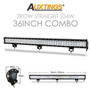 Auxtings 12&#39;&#39; 22&#39;&#39; 20inch 12V 24V offroad led light bar Spot Flood Combo 20&#39;&#39; 126W led Work Light for Jeep Car 4WD Truck SUV ATV