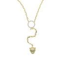 european fashion women jewelry cool animal leopard jaguar pendant choker Y lariat long lady necklace