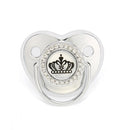 9 Colors Pacifier Baby Shower Gift Bling Baby Dummy Silicone BPA Free Infant Nipple Newborn Pacifiers For Babies I Love Mum Dad