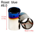 2Pcs/Set Chrome Plating Stainless Steel Car Exhaust Muffler Tip Pipes Covers for Audi A1 A3 A4 TT 2009-2015/VW Volkswagen PASSAT