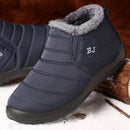 Plus Size Herren Stiefel Mode Winterstiefel für Herren Pelz Winter Schnee Stiefel Plüsch Mode Mans Schuhe Warme wasserdichte Herrenschuhe