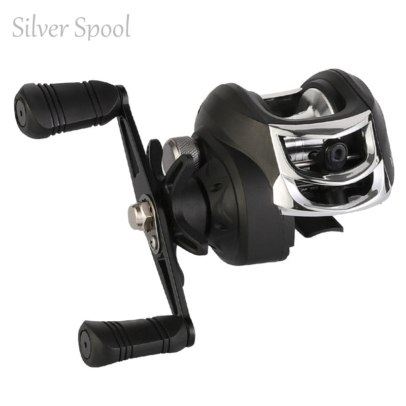 Bait casting Reel Magnetic brake system Reel 10KG Max Drag 7.1:1 High Speed Fishing Reel Fishing Accessories metal Fishing wheel